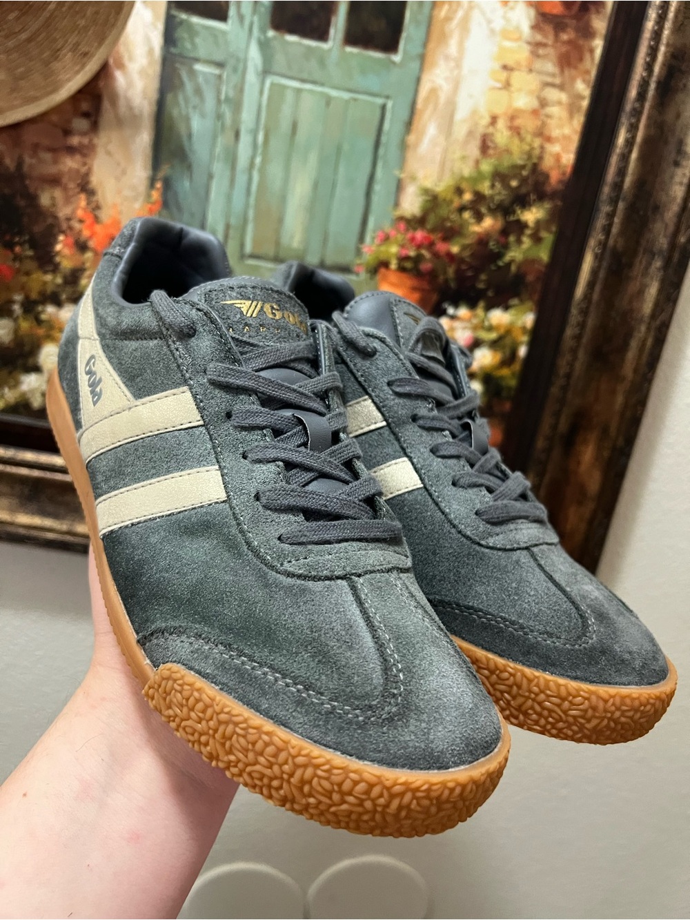 GOLA DAMEN HARRIER MIRROR Grau Gold sneakers - Picture 4 of 16